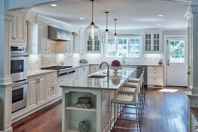 WESTPORT, CT - KITCHEN REFRESH klassisch-modern-kueche