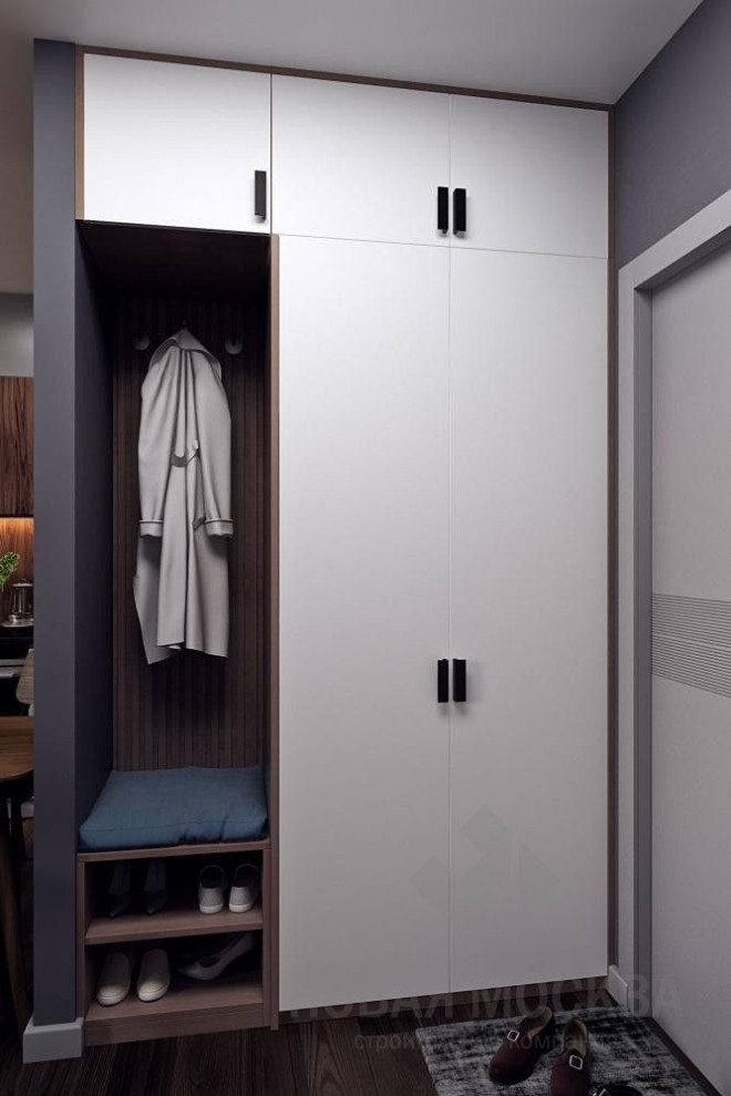 Дизайн-проект квартиры 38 кв.м в ЖК «Новая Звезда»