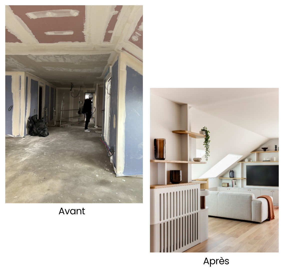 Transformation d’un duplex neuf de 143 m²