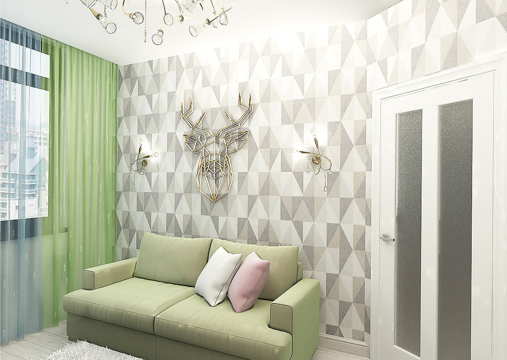 Гостиная. Проект "Пространство цвета Лета"