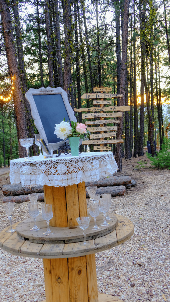 Wedding Design in the Forest of Chelan, WA
