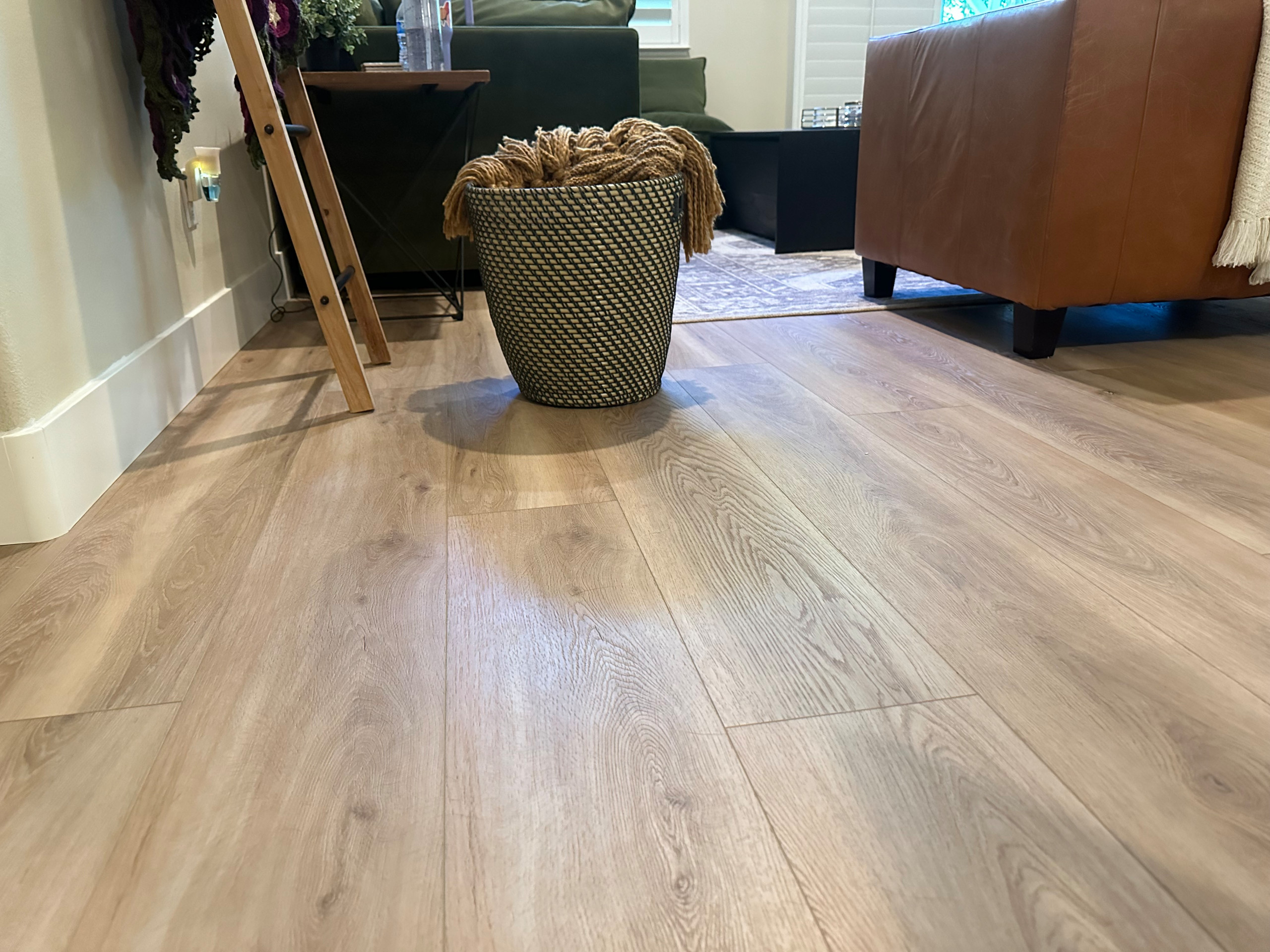 Kitchen Backsplash with Flooring Install