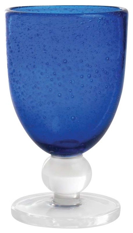 Bubble Glass Goblet - Set of 6