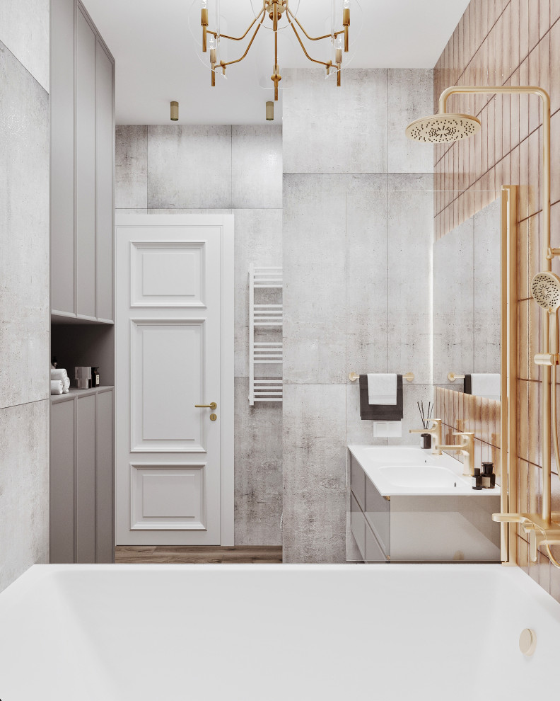 Дизайн квартиры в стиле лофт с элементами неоклассики