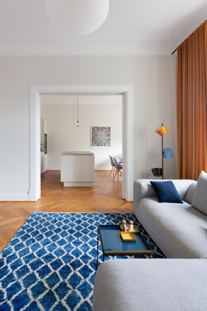 Prachtvolle Aussicht contemporain-salon