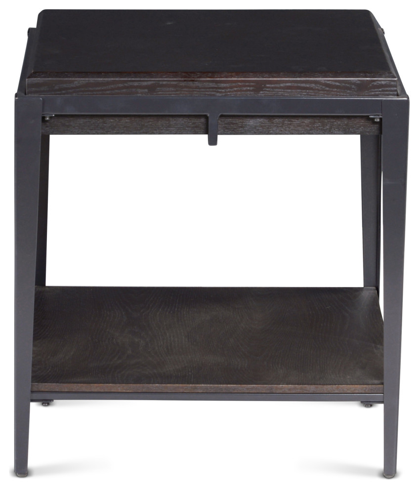 Steve Silver Waco End Table With Espresso Finish WC100E Industrial