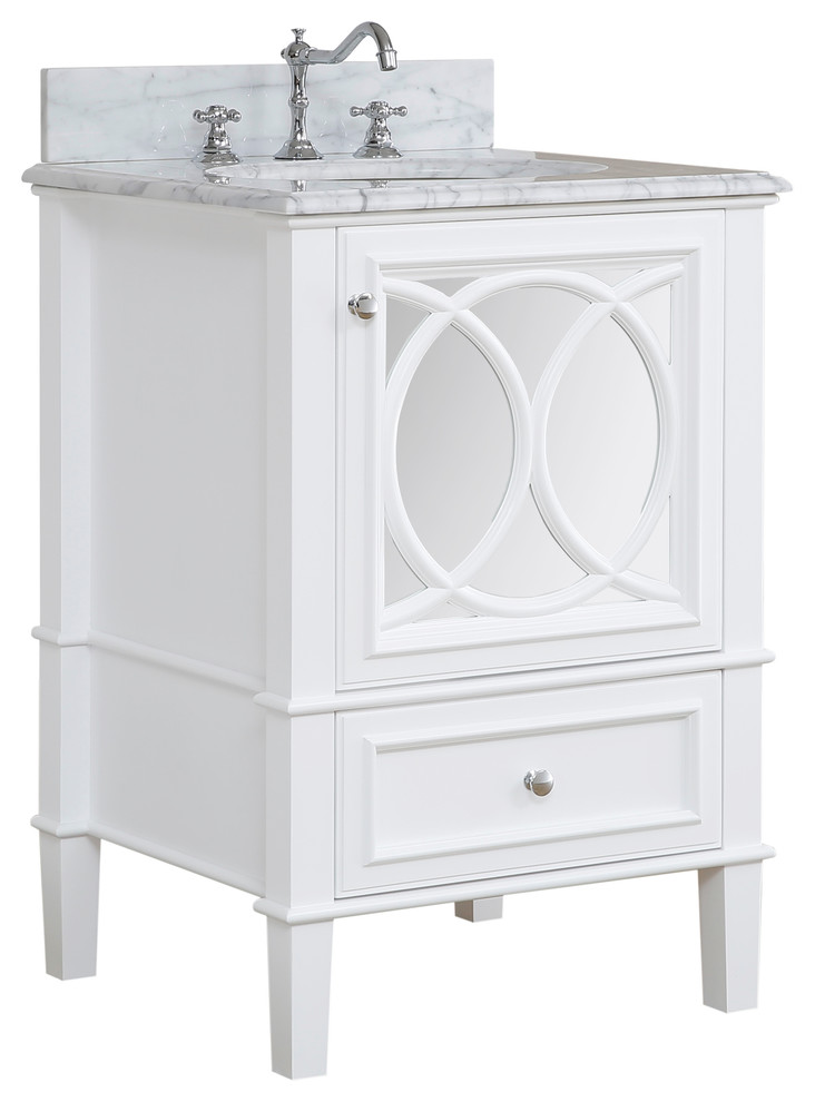 Olivia 24" Bathroom Vanity Transitional Bathroom Vanities And Sink Consoles by Kitchen