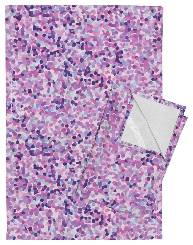 purple tea towels