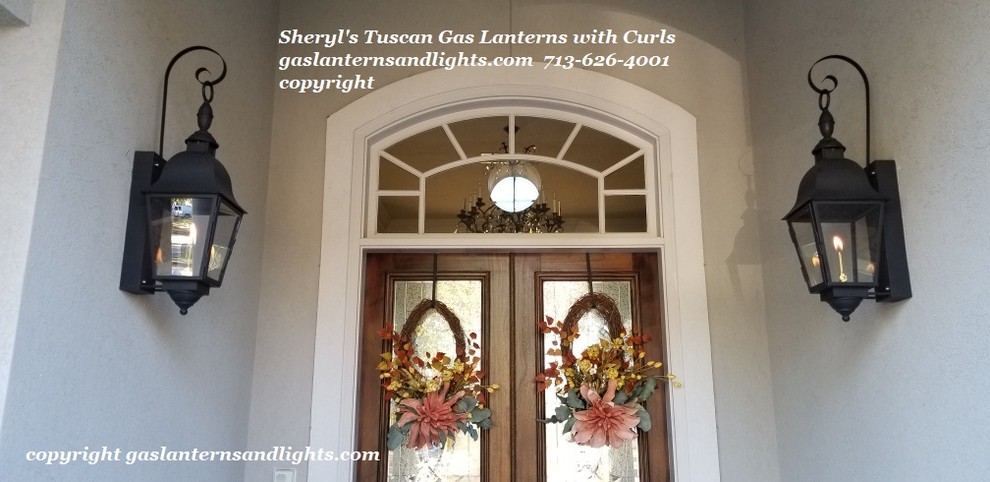 Sheryl's Tuscan Lanterns with Copper Curls