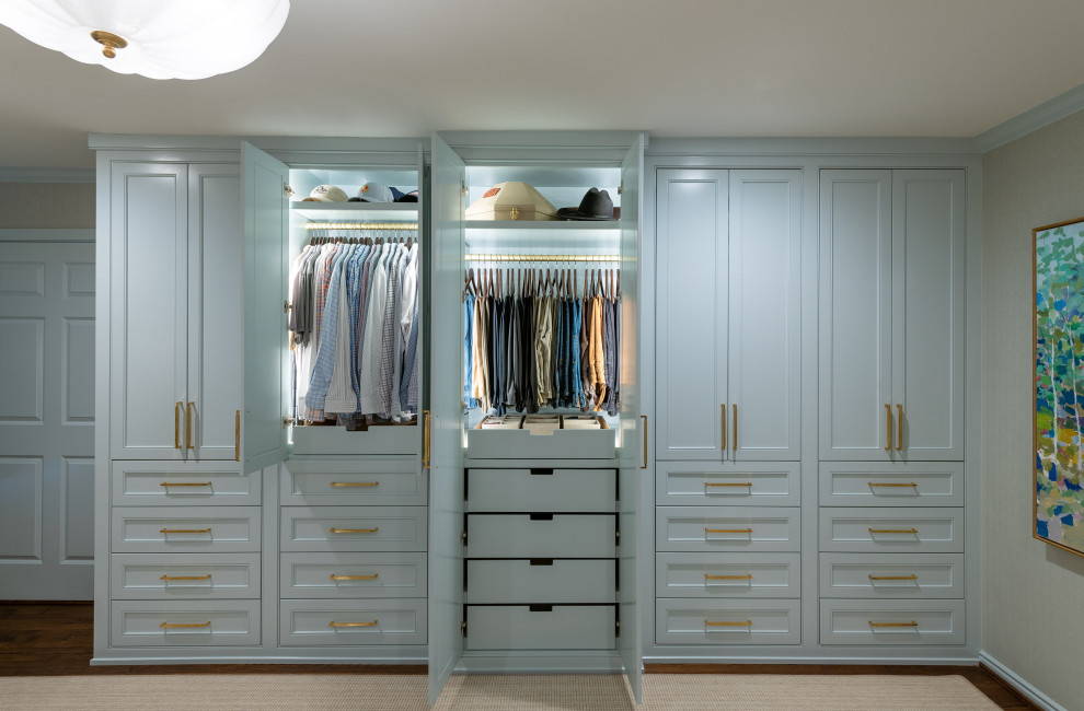 Bespoke Bedroom Closet - Transitional - Closet - Dallas - by Kathleen ...