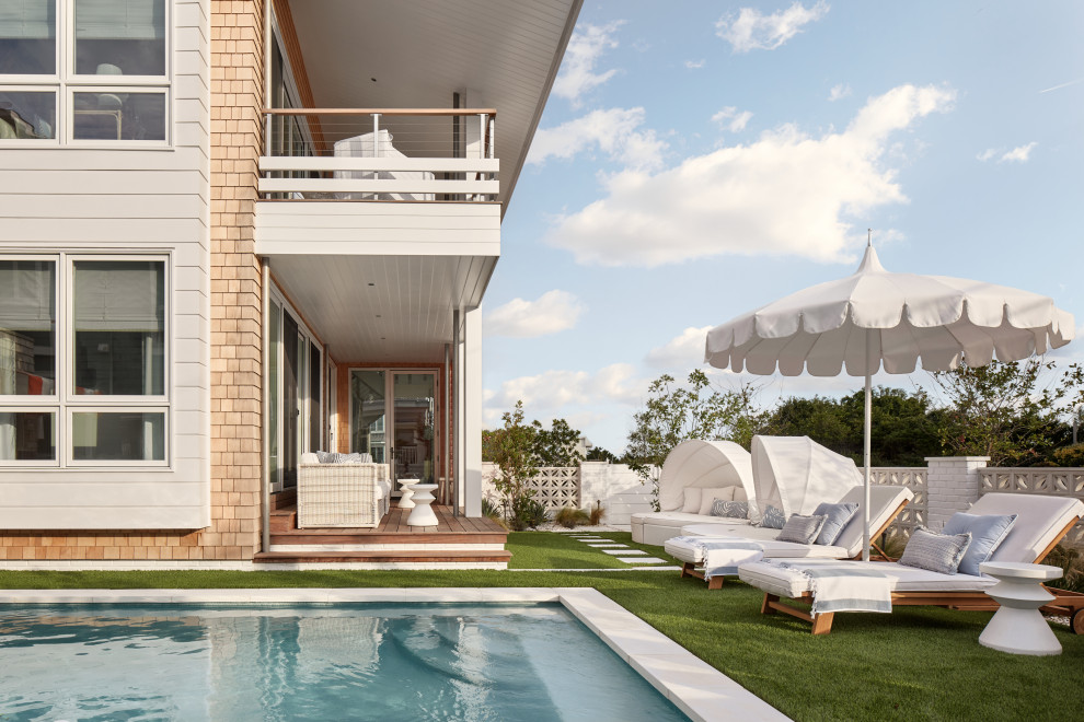 Inspiration for a coastal swimming pool in Philadelphia.