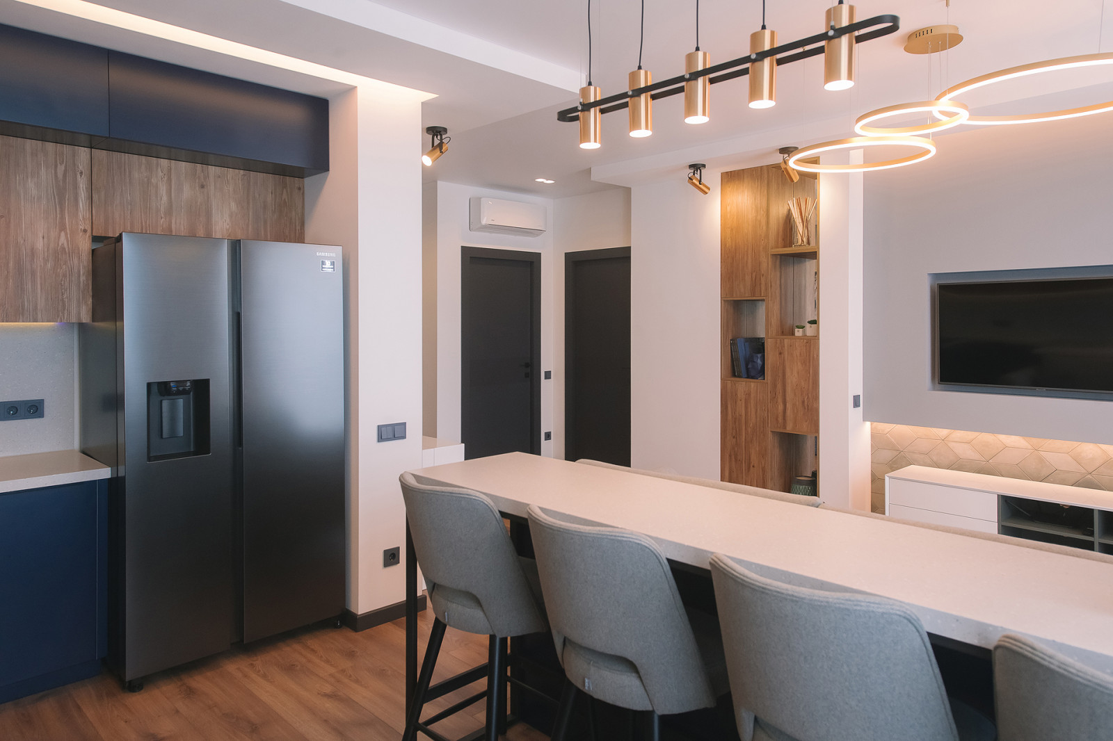 Фото дизайна интерьера готовой квартры