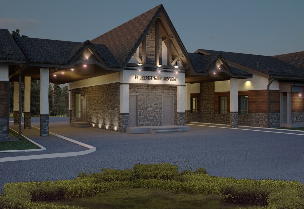 Проект въездной группы "Малинки  Village"