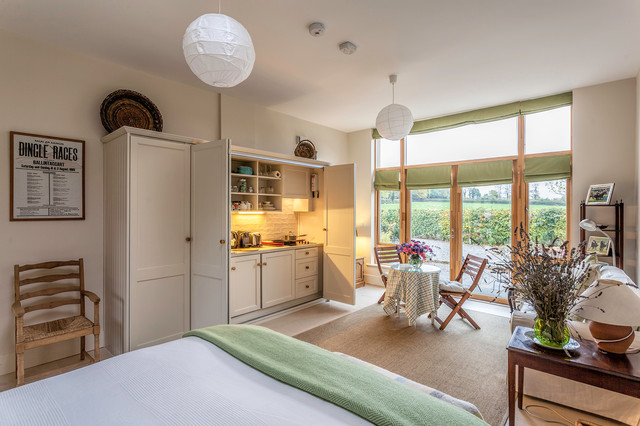 Studio Apartment Kildare lantlig-sovrum