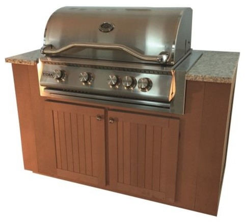 Sequoia Series Outdoor Grill Kitchen With Cabinets Propane Gas