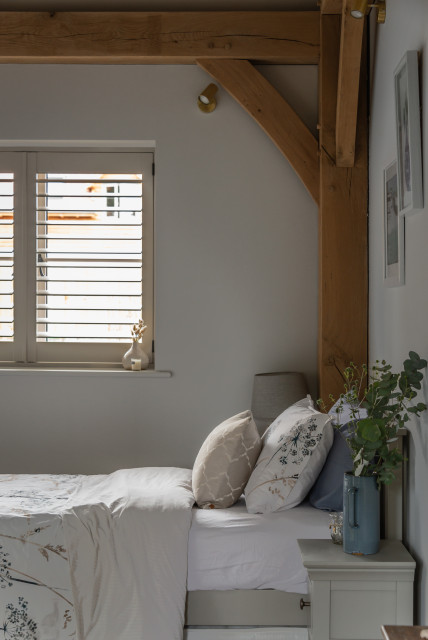 Guest bedroom lantlig-fasad