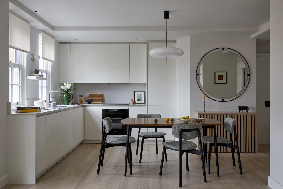 St Johns Wood Mansion Block Refurbishment - Scandinavian - Kitchen ...