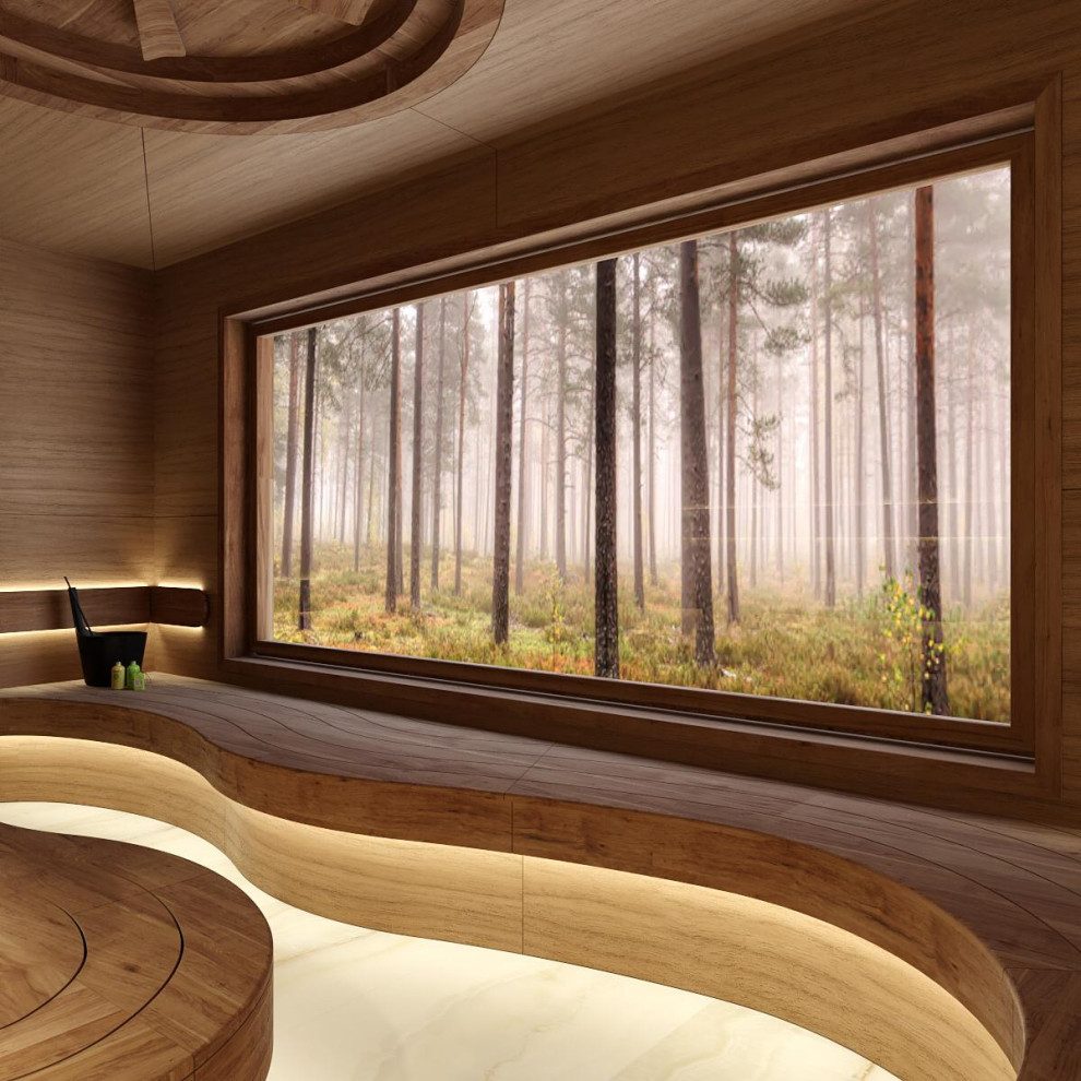 Дизайн-проект сауны "Сказочный лес"