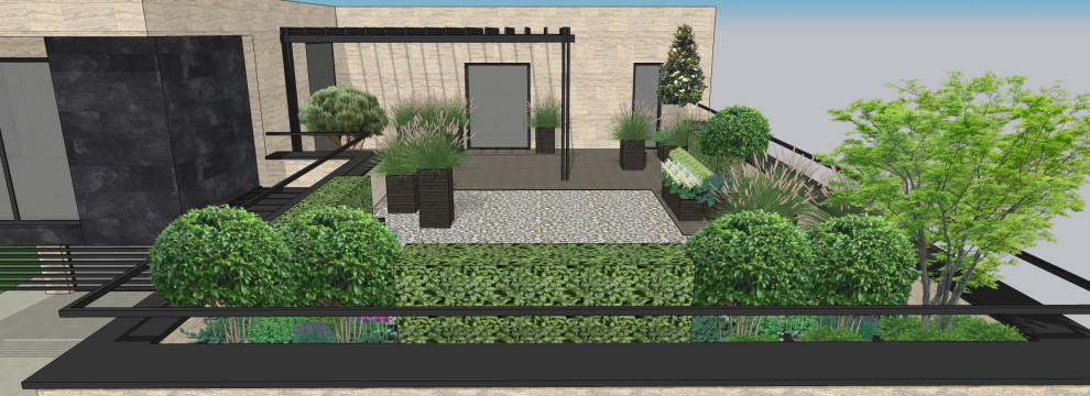 Проект озеленения эксплуатируемой кровли