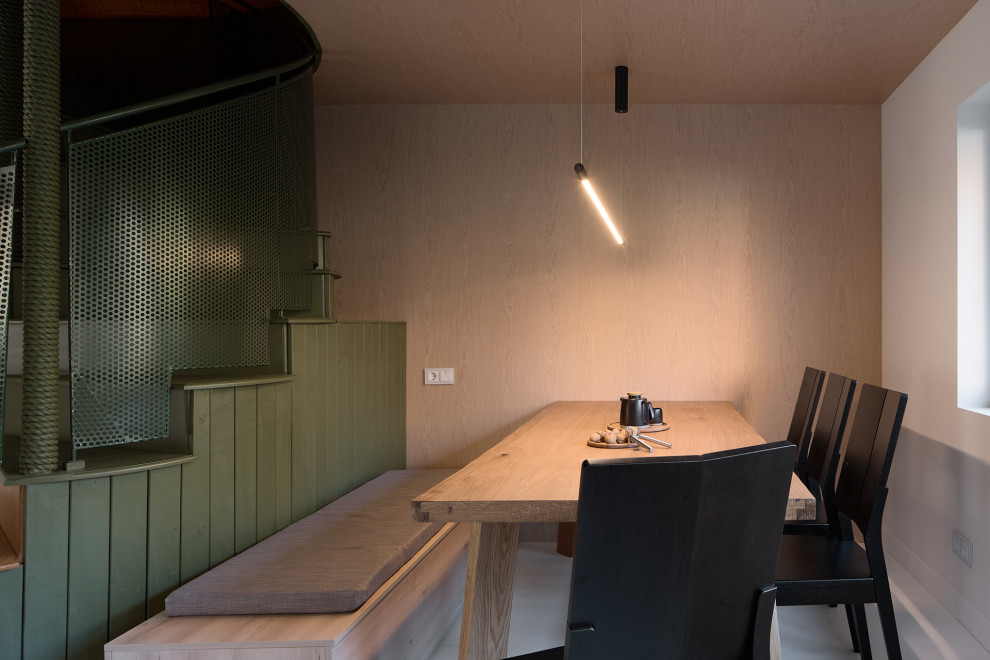 Кухня-гостиная. Разворот на 45 градусов