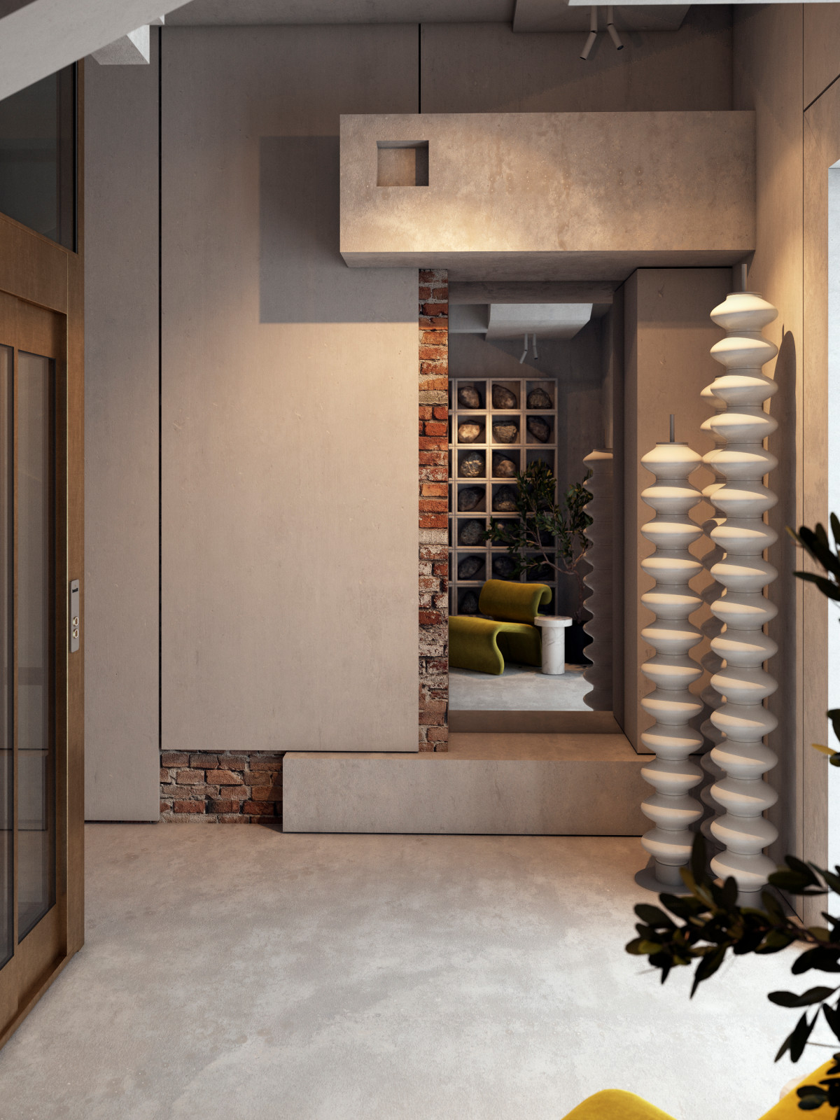 Лестница в апарт-отеле