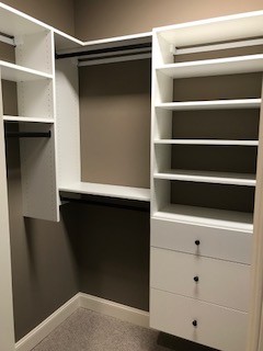 His and Hers walk-in closets inHendersonville, NC