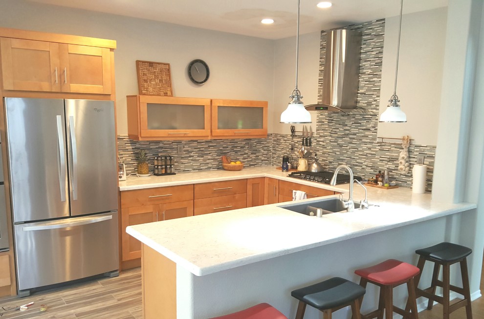 Inspiration for a transitional kitchen remodel in San Diego