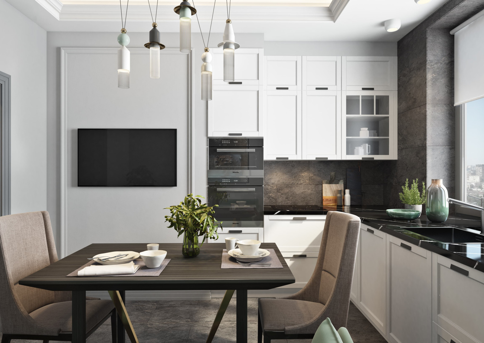 Дизайн и ремонт квартиры в ЖК «Алые Паруса» — Королевство белизны