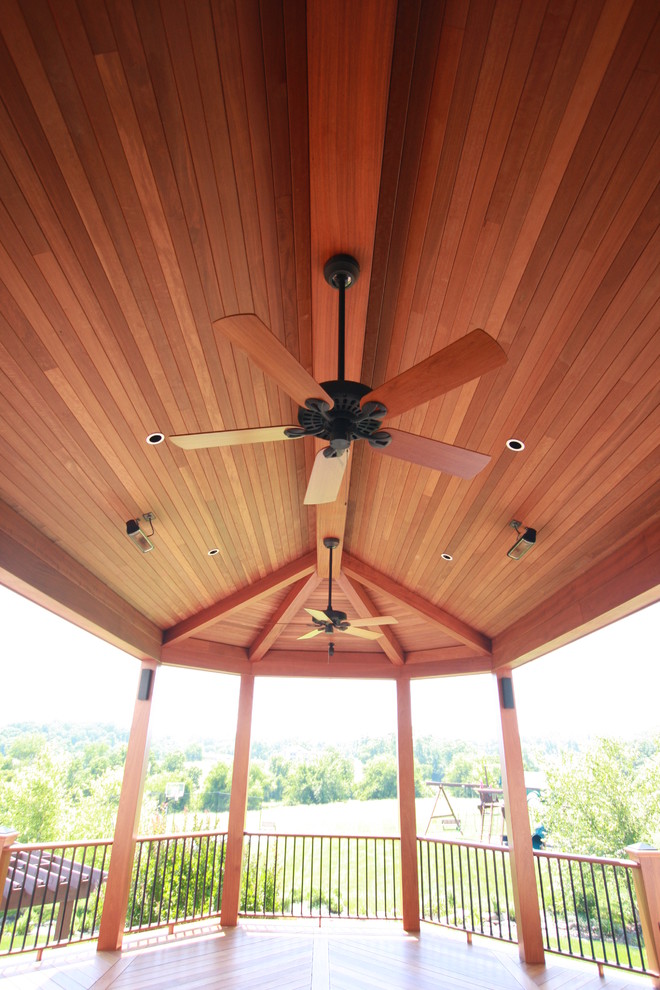 Inspiration for a backyard deck remodel in Baltimore