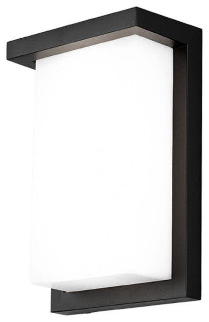 WAC Lighting WS-W190109-30 Vega 9" Tall LED Outdoor Wall Sconce - Black