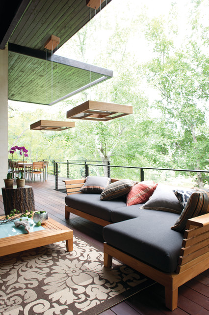 Contemporary contemporary-terrace