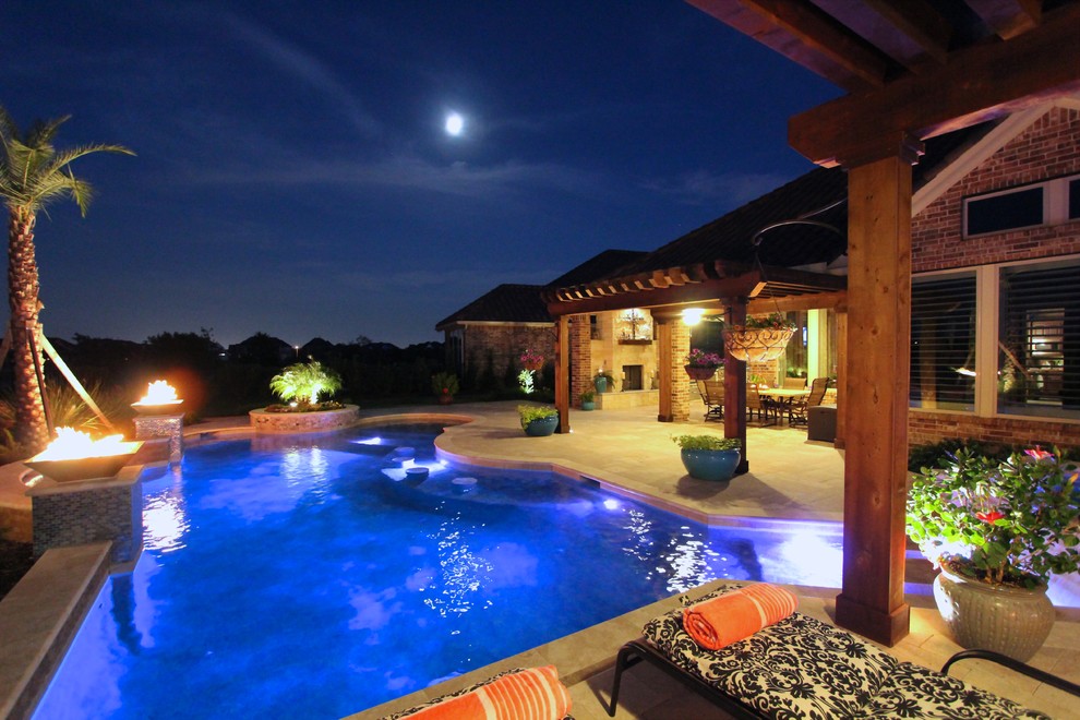 Pool - huge transitional pool idea in Houston