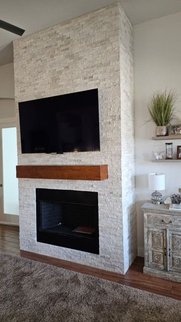 Mckinney TX - David Fireplace modern-wohnbereich
