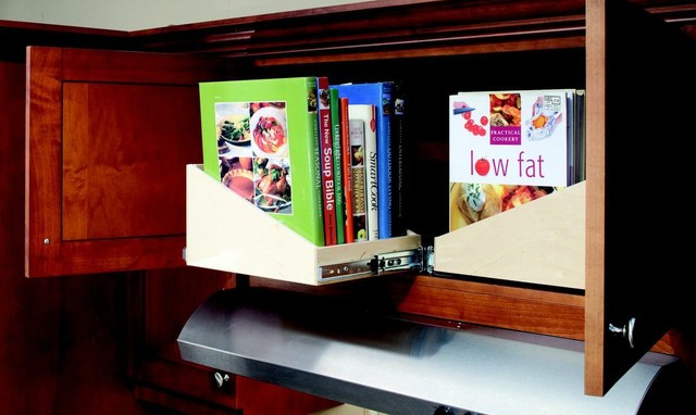 Pull Out Cookbook Shelves