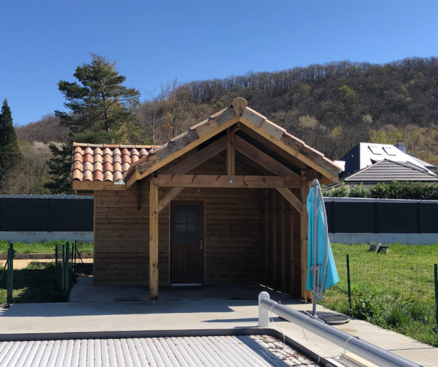 Construction Pool-House landhausstil-gartenhaus