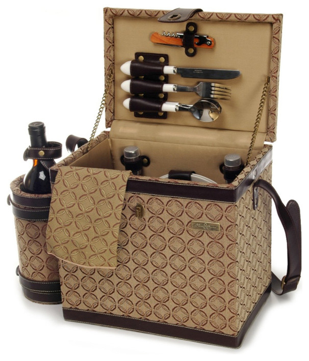 Estate 2Person Picnic Chest Contemporary Picnic Baskets by