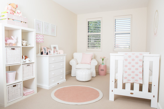 Baby Girl Nursery Modern Kinderzimmer Melbourne Von Mymillamoo