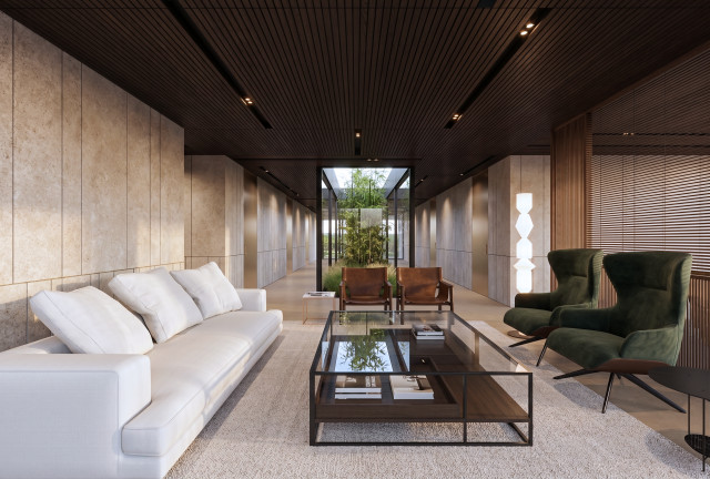 Villa Edelstein contemporary-vardagsrum