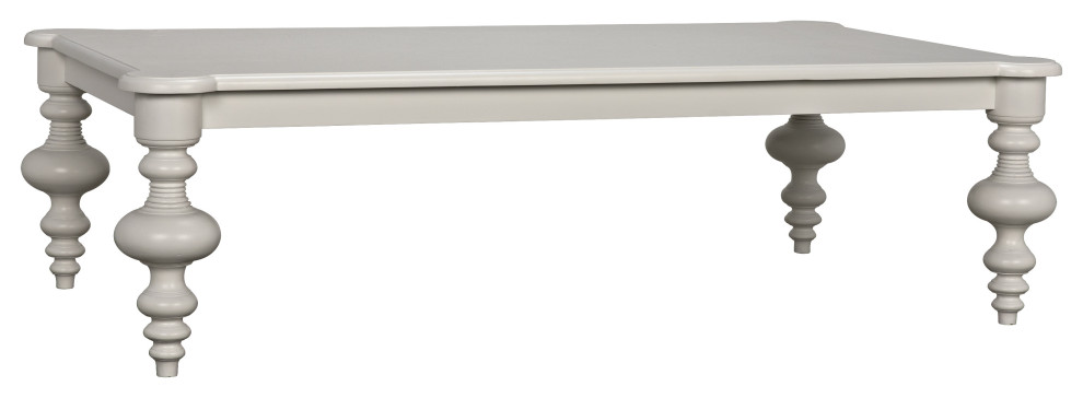 Graff Coffee Table - Solid White