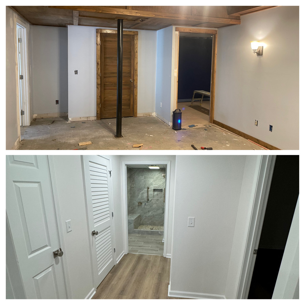 Dallas Garage Conversion and Basement Remodel