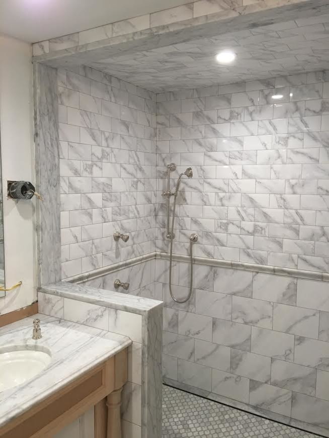 White Marble Bathroom