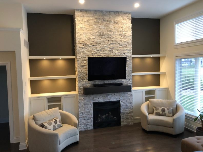 Stittsville Fireplace reno