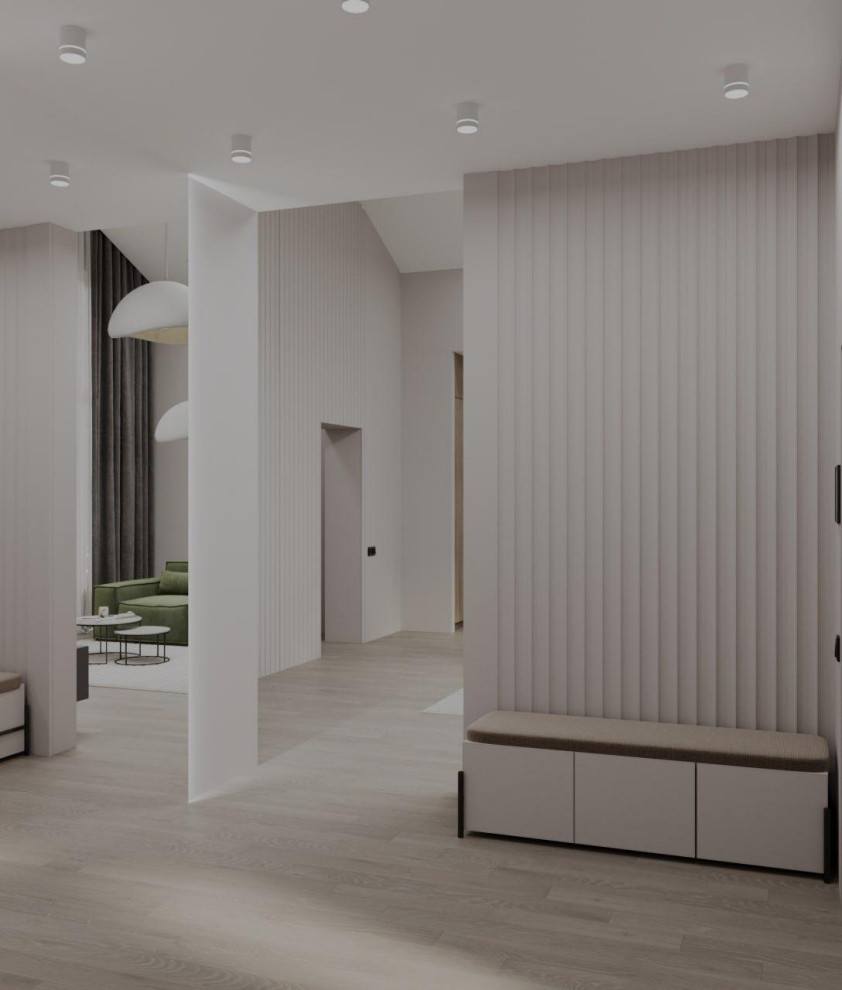 Дизайн-проект части дома в Геленджике