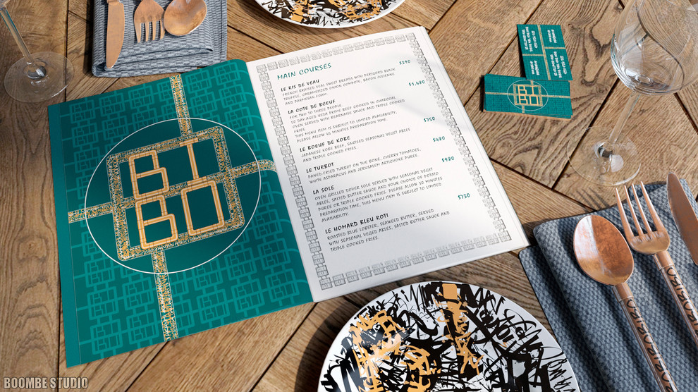 Bibo restaurant in Hong Kong, China - corporate style