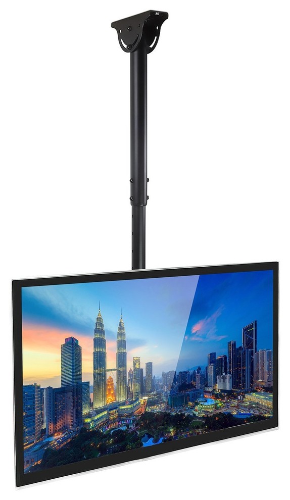 MountIt! TV Ceiling Mount Bracket, Adjustable Height Motion, Fits 40