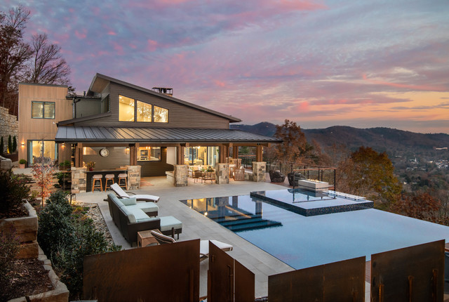 Houzz Tour: Contemporary Mountain Style in North Carolina