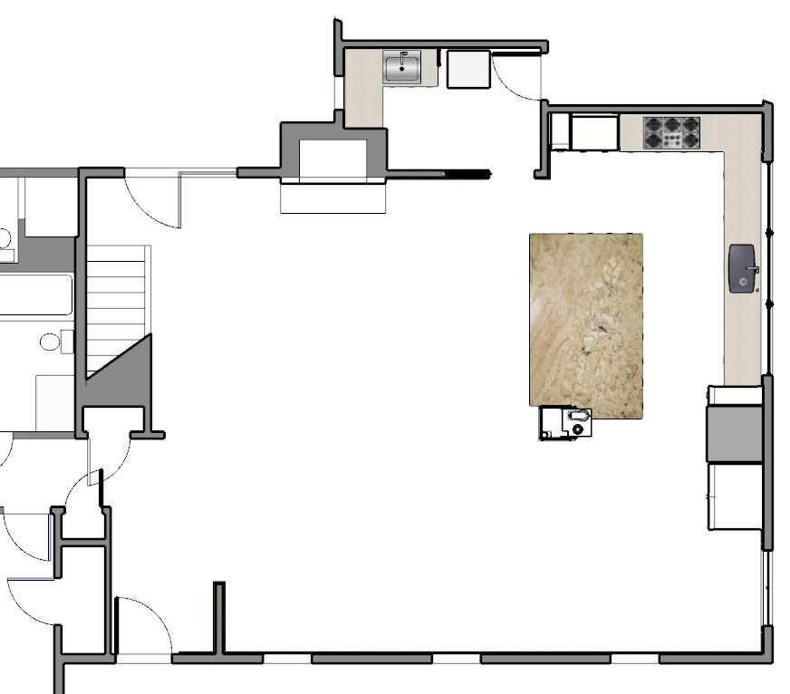 Inspiration for a transitional home design remodel in Richmond