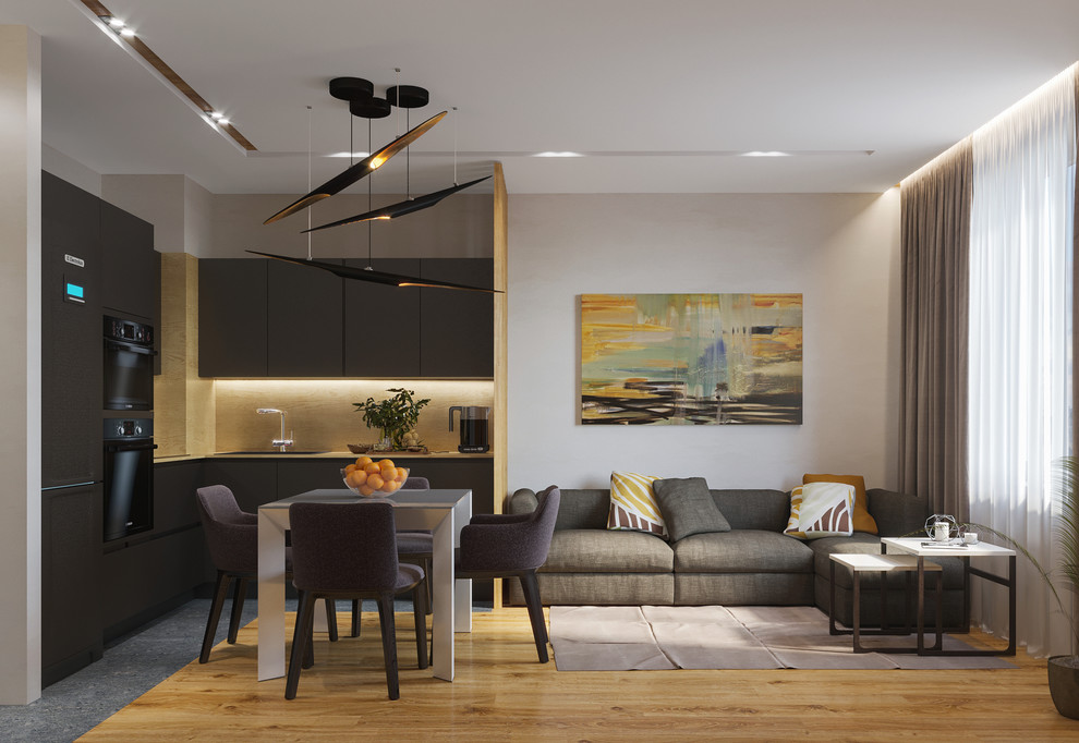 Дизайн интерьера двухкомнатной квартиры в СПб