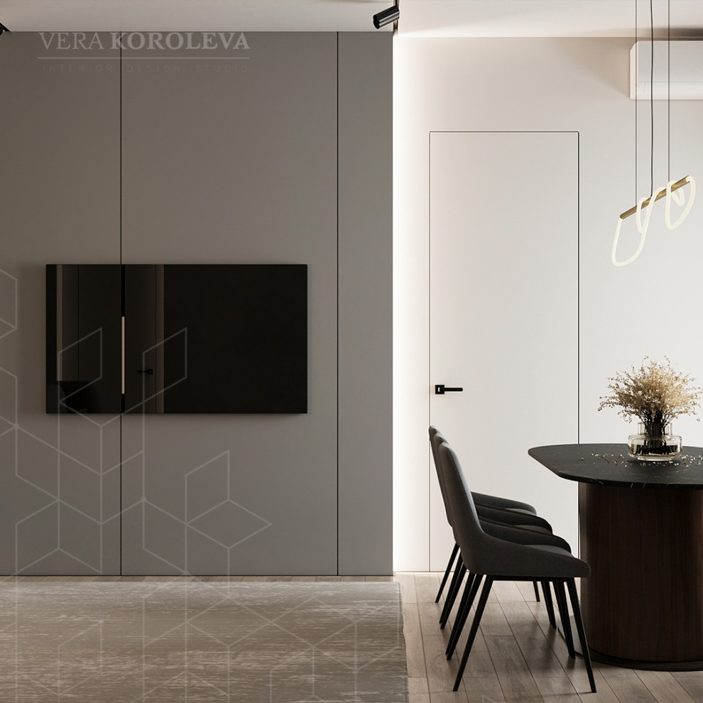 Дизайн-проект квартиры площадью 130 кв. м в Москве