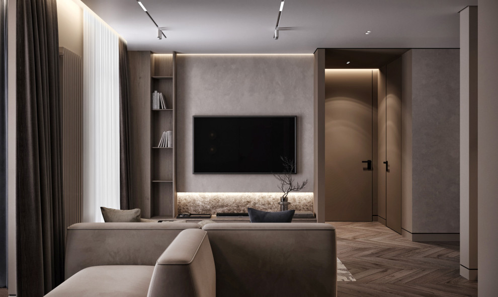 Проект трехкомнатная квартира 115 м²